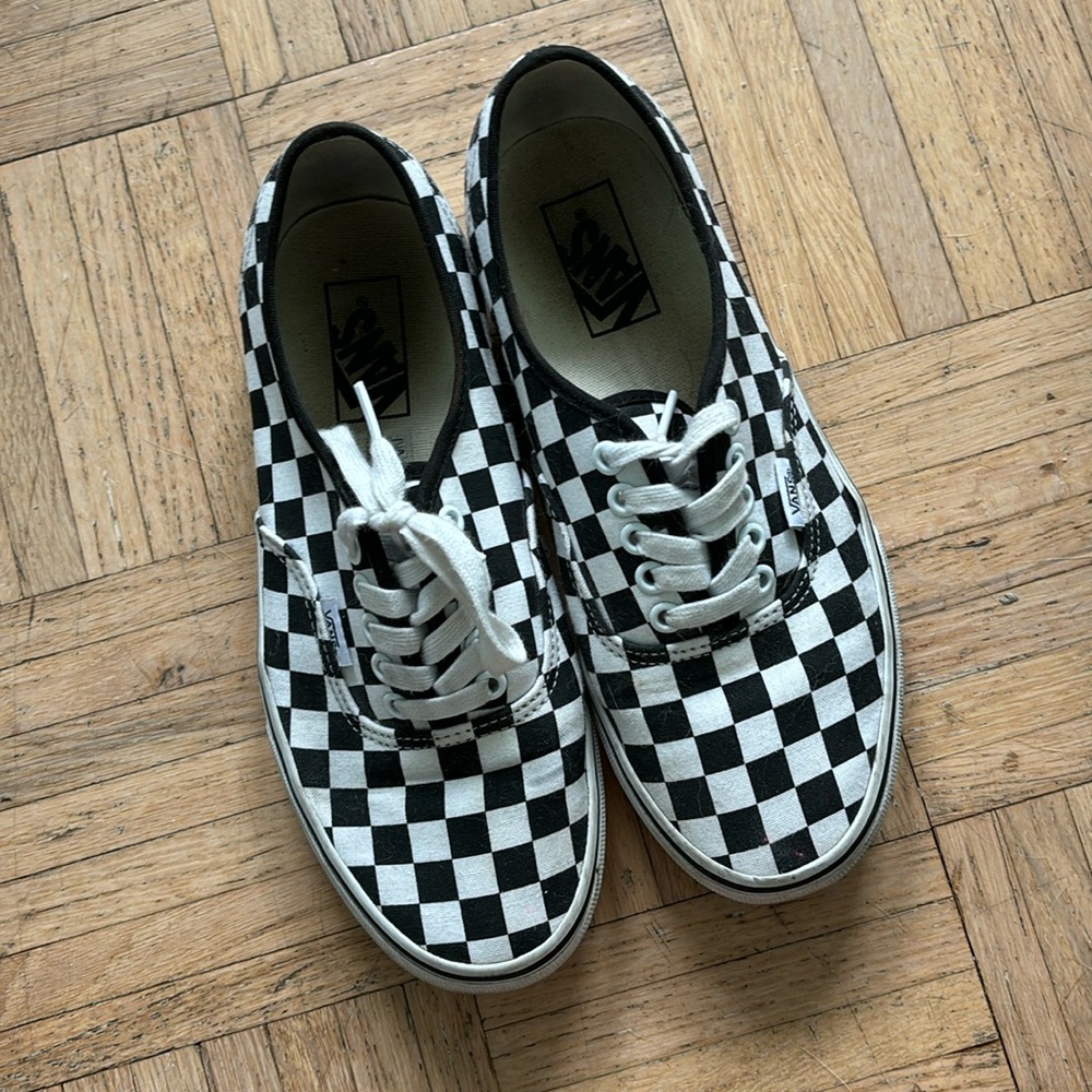 Checkered Vans